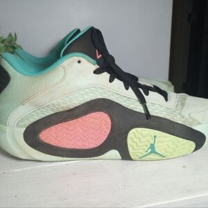 Nike Air Jordan Tatum 2 Vortex Mint Foam Lava Glow Neon Black Size 13 FJ6457-300